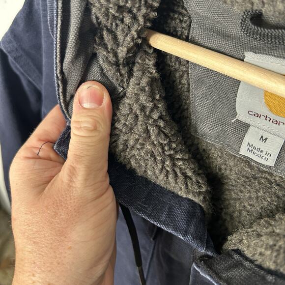 Carhartt Sherpa-Lined Utility Jacket “Midnight” J284 MDT - Picture 8 of 8